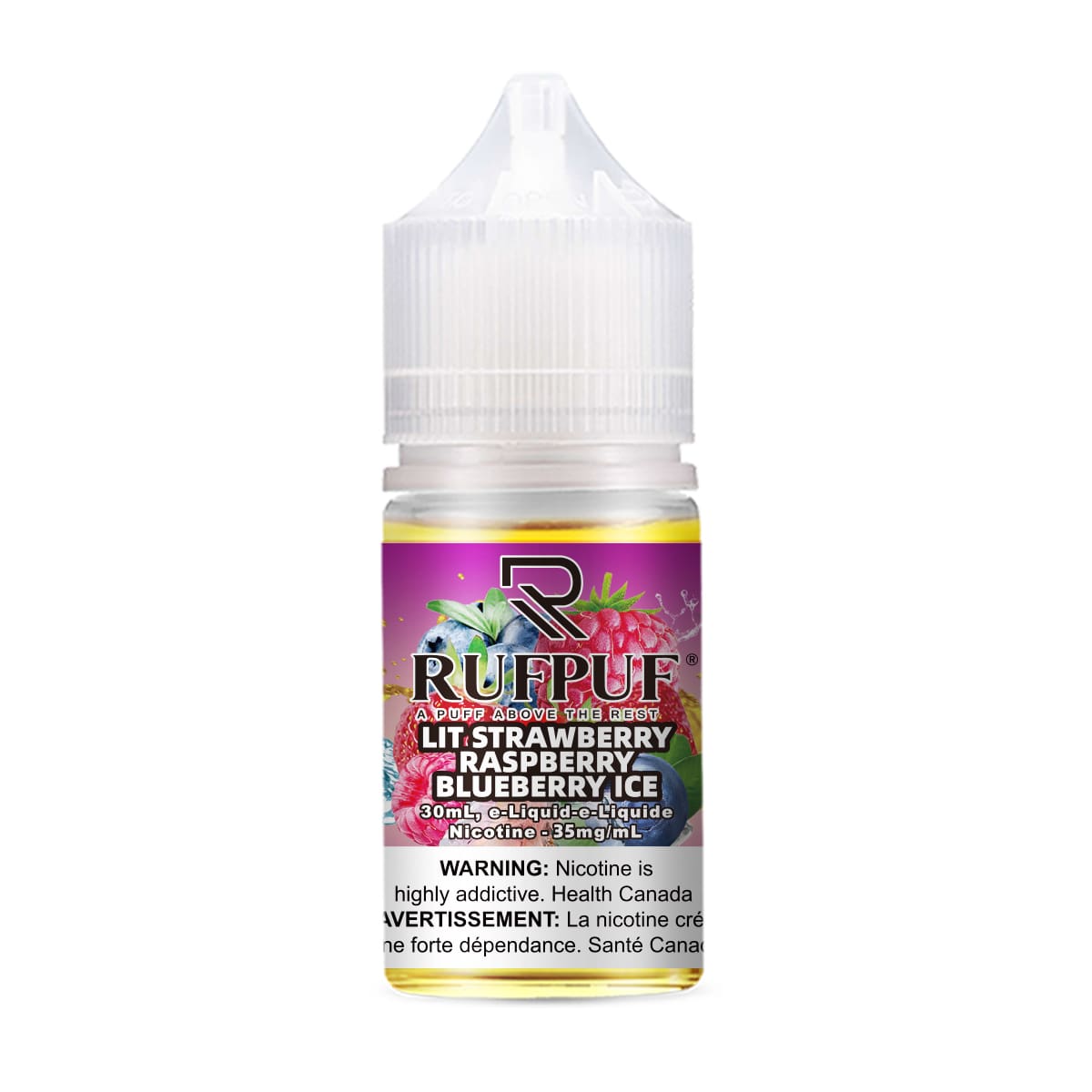 RUFPUF Lit Strawberry Raspberry Blueberry ice 20mg RUFPUF Lit Strawberry Raspberry Blueberry ice 20mg